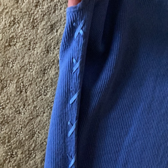 Worth cotton tank top with ribbon stitching detail - Picture 2 of 6